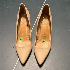 Calvin Klein Women's Beige Heels